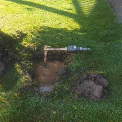 water meter leaking water in need of repair
