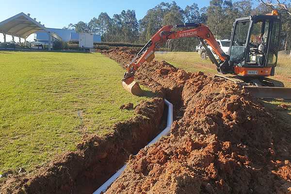 Lovedale drainage and excavations
